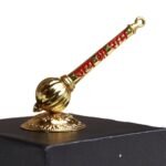 Siddh Shri Hanuman Ji’s Sacred Gada with stand - Image 2