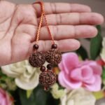 5 Mukhi Rudraksha Mala 3 Bead - Image 4