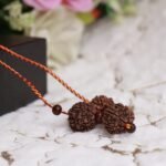 5 Mukhi Rudraksha Mala 3 Bead - Image 3